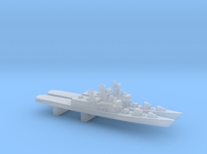 Shirane-class destroyer x 2, 1/3000 3d printed