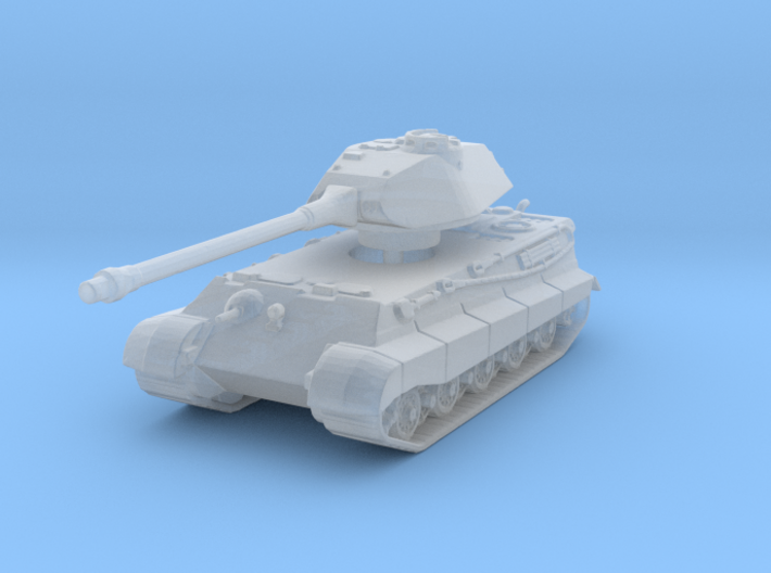 Tiger II P (Skirts) 1/144 3d printed