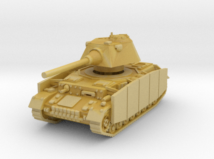 Panzer IV S (Schurzen) 1/144 3d printed