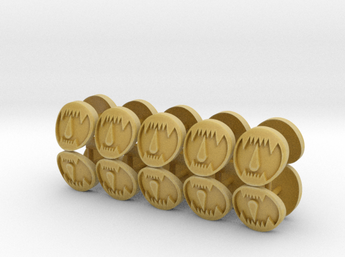 Toothed Mouth Desmodus Shoulder pad icons x20 #3 3d printed