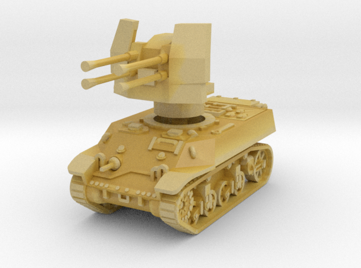 M3A3 with Flakvierling 38 1/144 3d printed