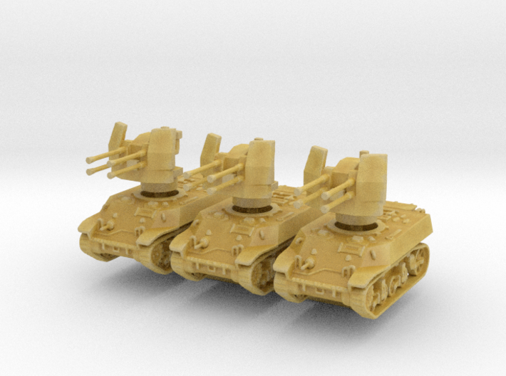 M3A3 with Flakvierling 38 (x3) 1/285 3d printed
