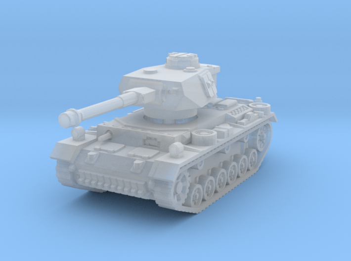 Panzer III K (Pz IV Turret) 1/220 3d printed