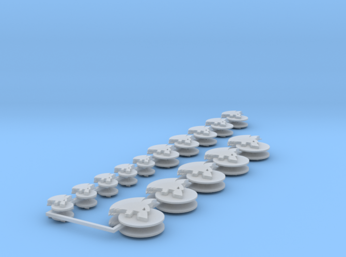 Space Vikings 6th company icons 3d printed