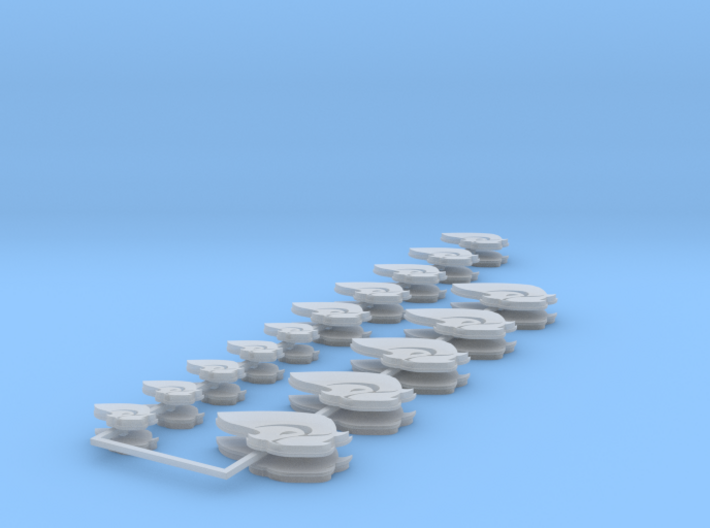 Commission 111 Icons various sizes 3d printed