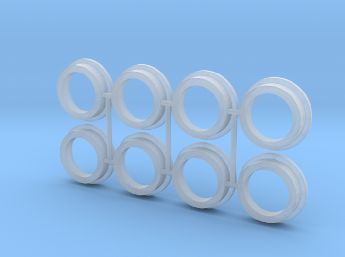 8 Portholes (1&quot; or 26mm outside diameter) 3d printed