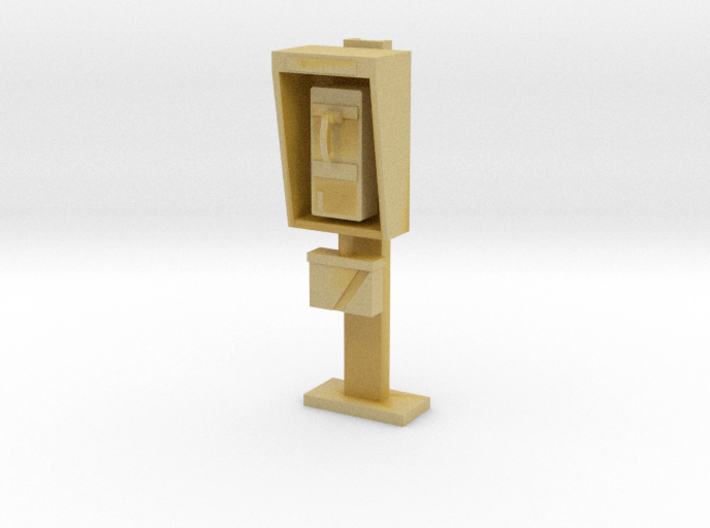 Phone Booth in 1:35 scale 3d printed