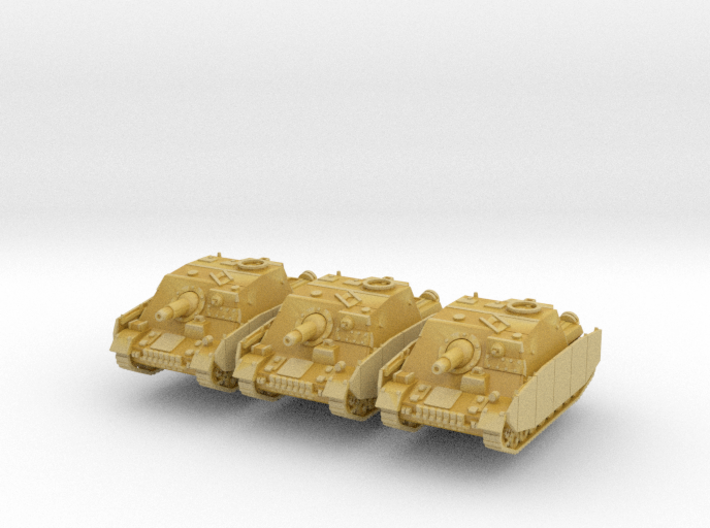 Brummbar late (side skirts) (x3) 1/200 3d printed