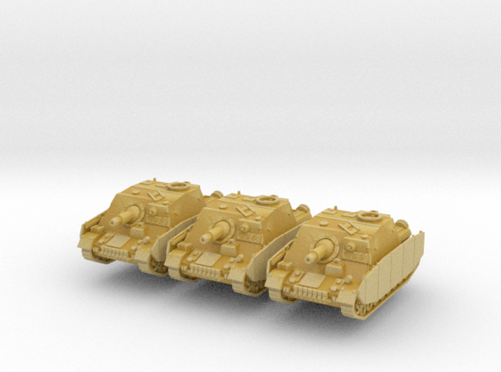 Brummbar late (side skirts) (x3) 1/220 3d printed