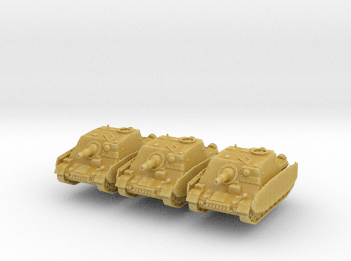 Brummbar late (side skirts) (x3) 1/285 3d printed