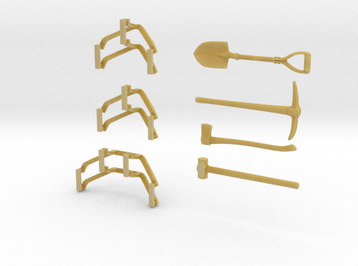 M113 Antenna Guards and Tools 1:30 scale 3d printed