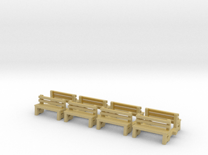 Bench N Scale Benches 3d printed