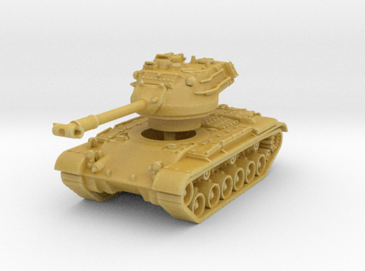 M47 Patton late 1/100 3d printed