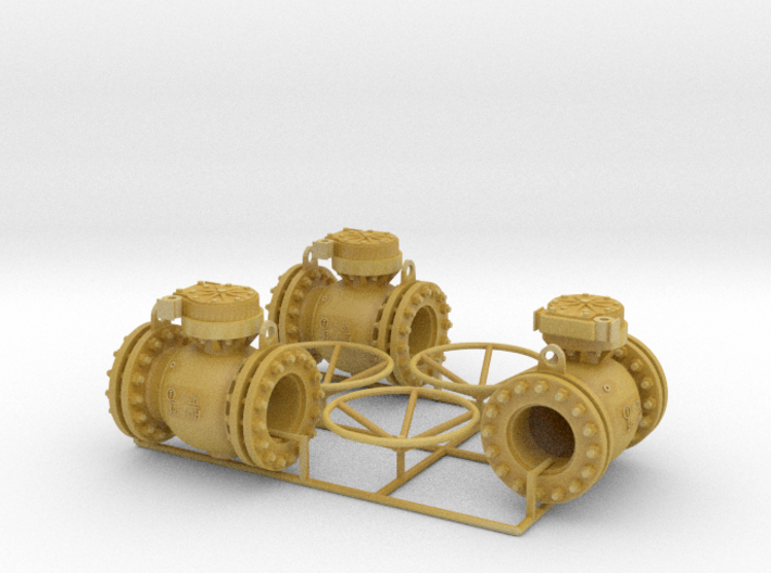 Pipeline accessory system Valve1 3d printed 