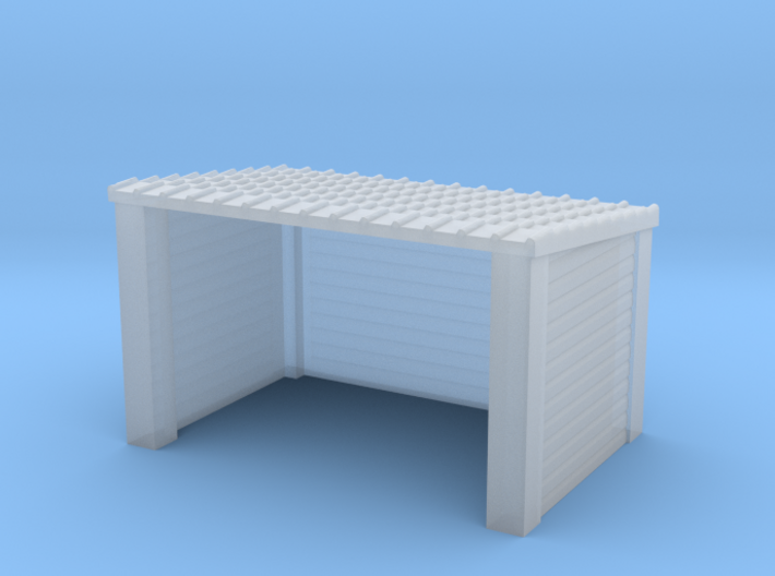 N Gauge Wood Bus Shelter 3d printed