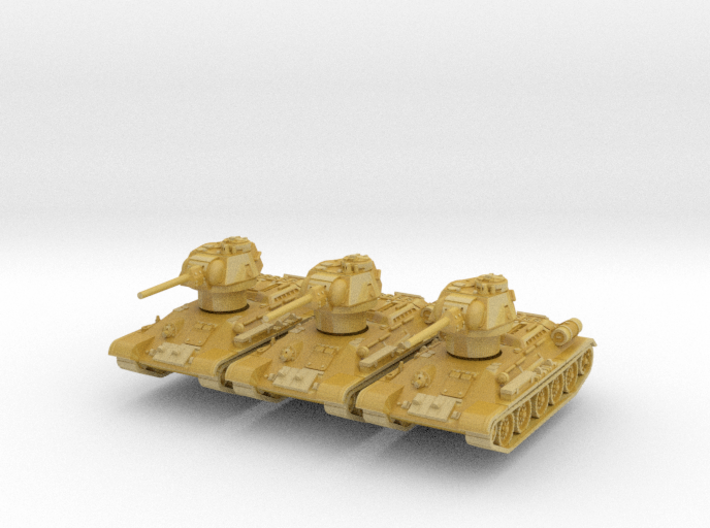 T-34-76 1944 fact. 183 early (x3) 1/200 3d printed