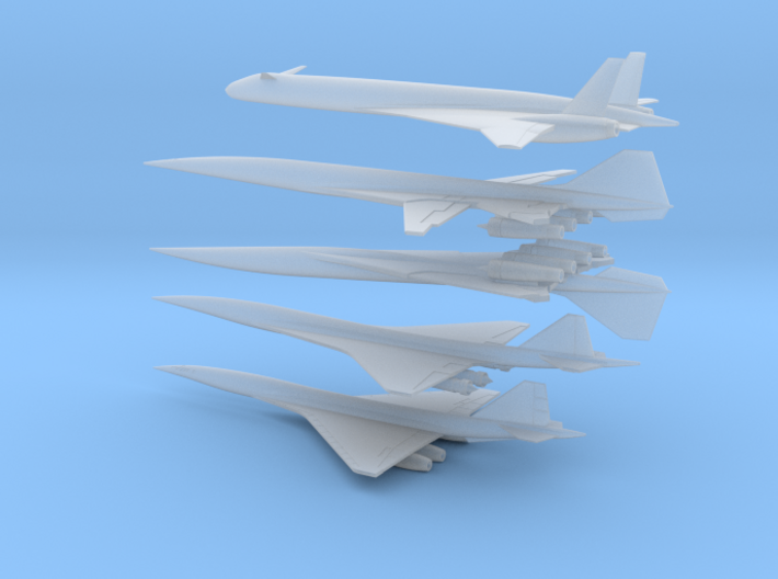 1/400 BOEING/NASA SUPERSONIC TRANSPORTS SST HSCT 3d printed