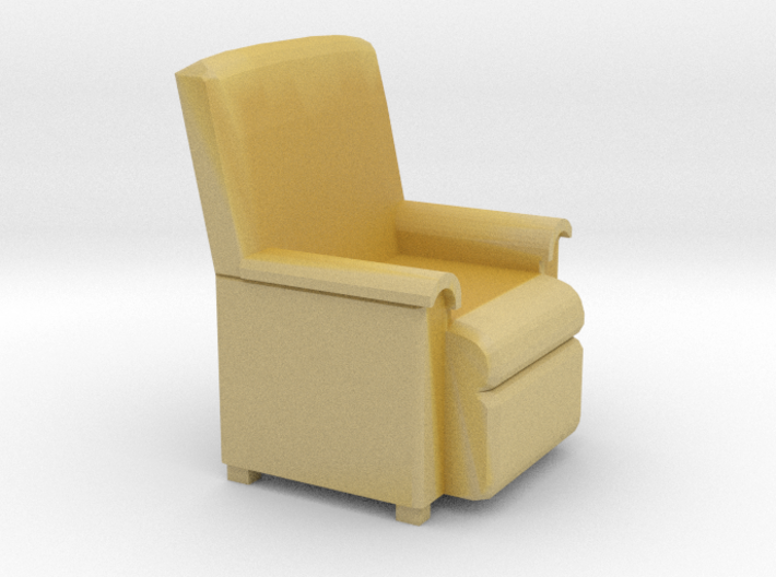 HO Sofa Seat 3d printed