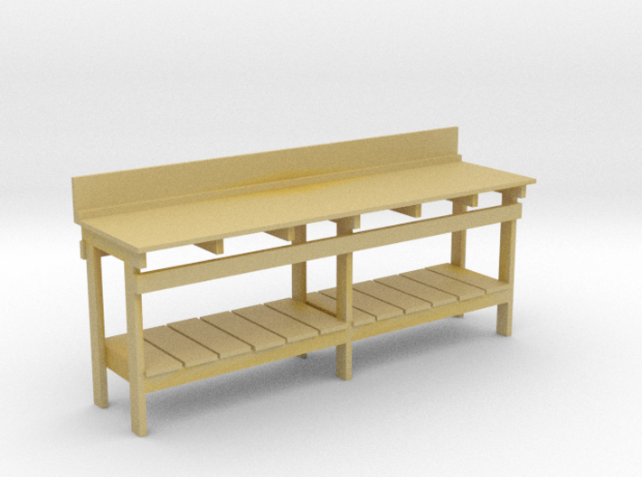 S Scale workbench (no drawers) 3d printed