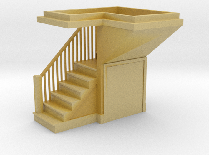 HO Scale staircase 3 3d printed