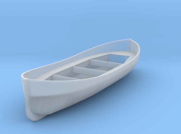 HO Scale 20' lifeboat 3d printed