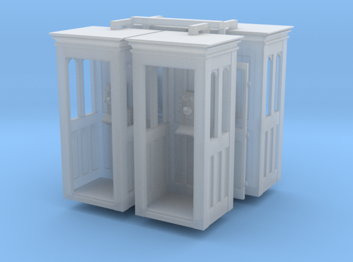 1:48 scale northern telecom phone booths 3d printed