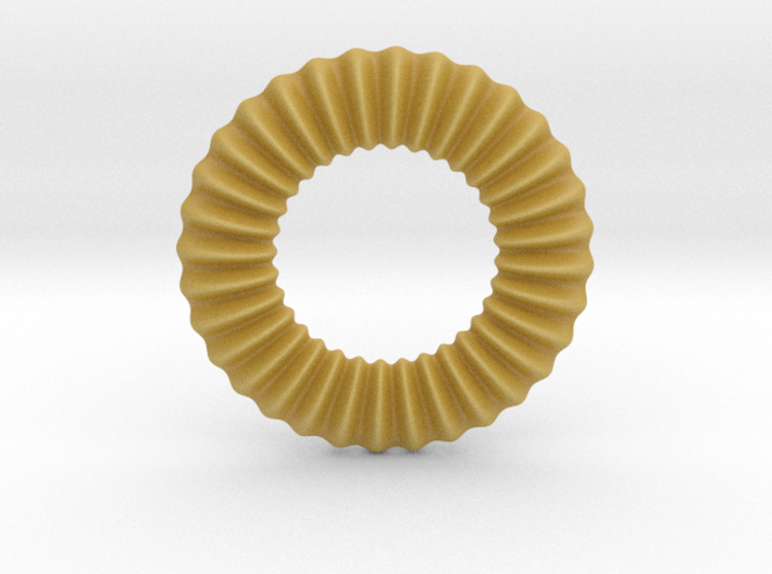 0174 Torus with pattern picture (5cm) #001 3d printed