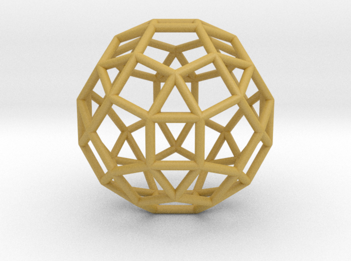 0275 Small Rhombicosidodecahedron E (a=1cm) #001 3d printed