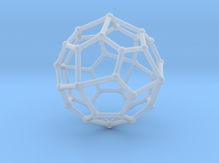 0323 Pentagonal Icositetrahedron V&amp;E (a=1cm) #002 3d printed