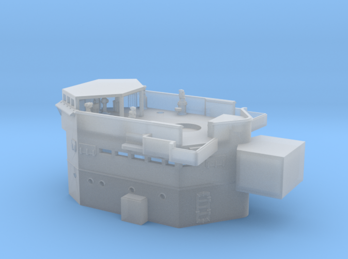 1/600 HMS Ajax Bridge Upgrade (With Hatches) 3d printed