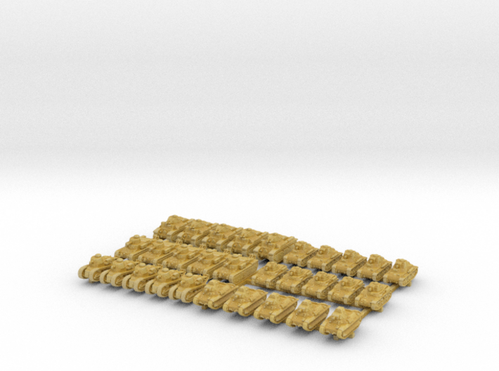1:700 WW2 French Tank Set Various (30) 3d printed 