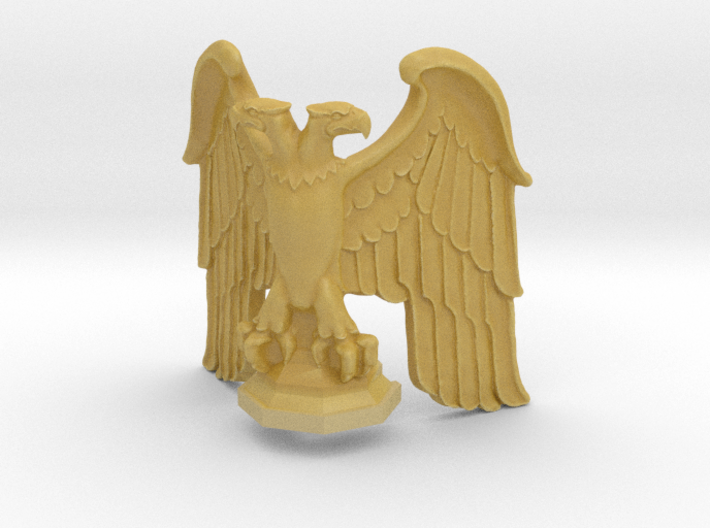 Eagle: Corner Statue with Base v1 3d printed