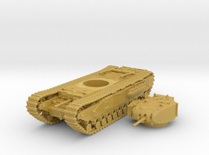 1/160 British Army Churchill I Heavy Tank 3d printed 