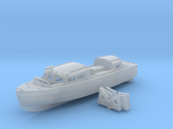 1/144 Royal Navy 35ft Fast Motor Boat 3d printed
