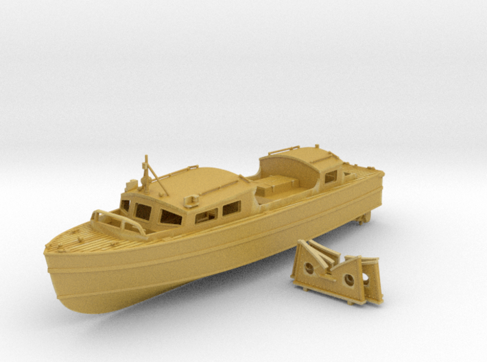 1/72 Royal Navy 35ft Fast Motor Boat 3d printed 