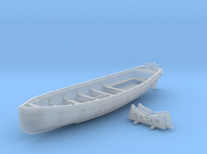 1/96 Scale Royal Navy 32ft Cutter x1 3d printed