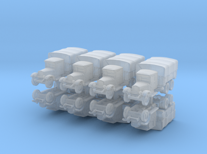 Zis-6 (covered) (x8) 1/500 3d printed