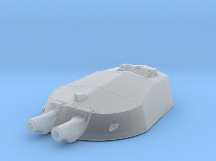 1/350 HMS Tiger Replacement A Turret x1 3d printed