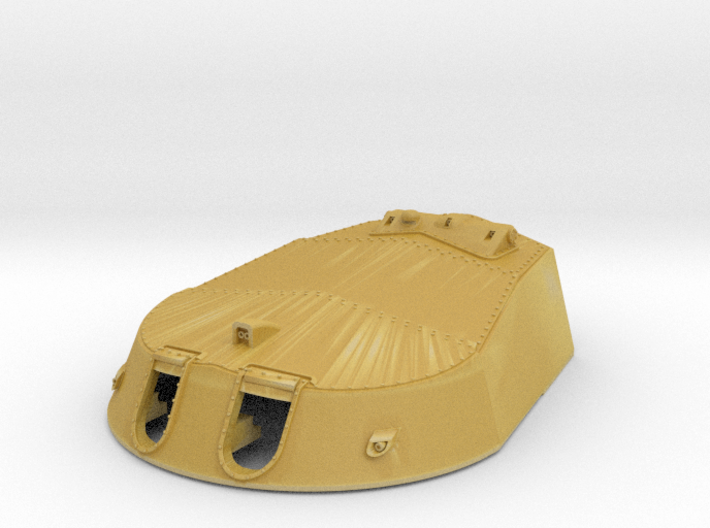 1/350 HMS Tiger Replacement A Turret No Blast Bags 3d printed