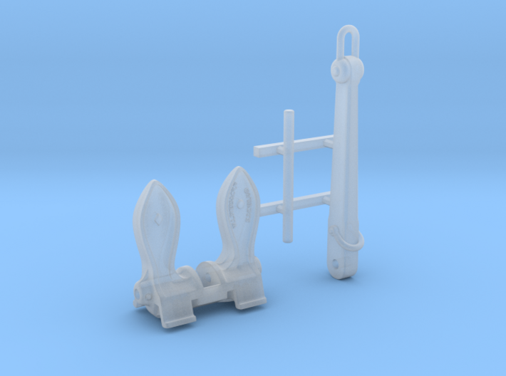 1/96 Royal Navy Byers Stockless Anchor 40cwt 3d printed