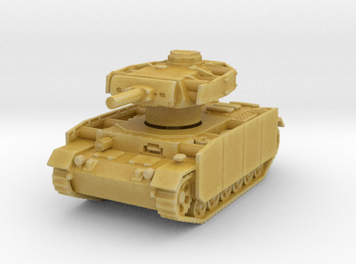 Panzer III J (Schurzen) 1/285 3d printed