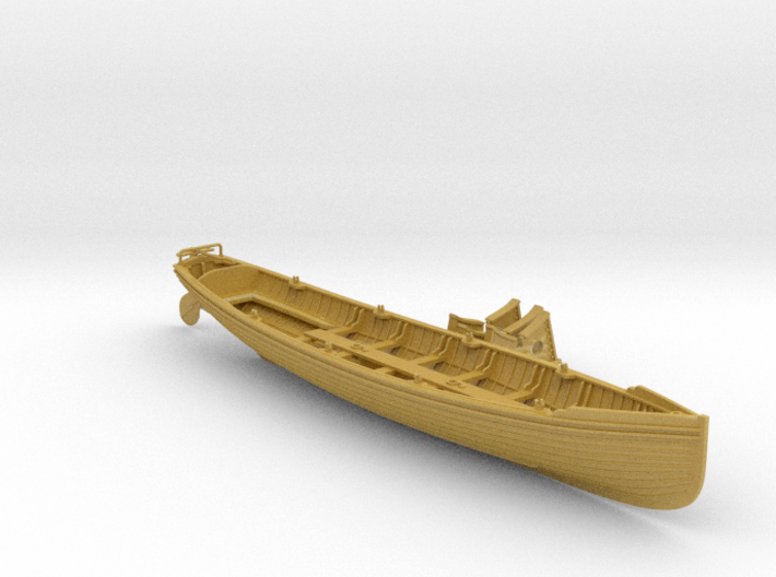 1/72 Scale Royal Navy 30ft Gig x1 3d printed 