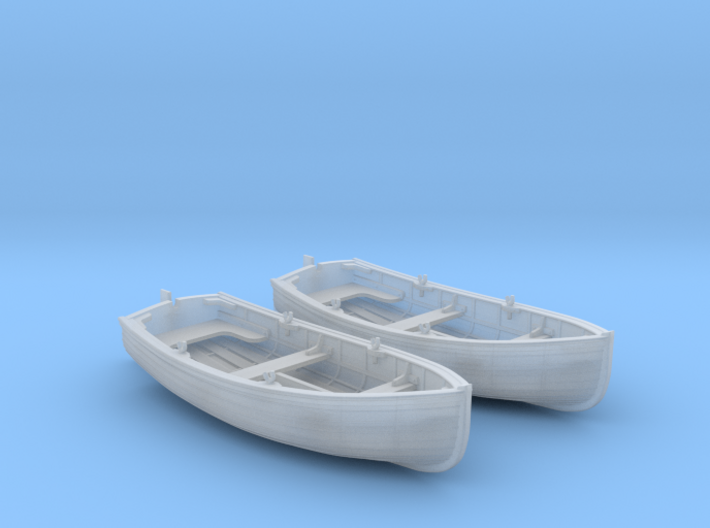1/35 Scale Allied 10ft Sailing Dinghys x2 3d printed