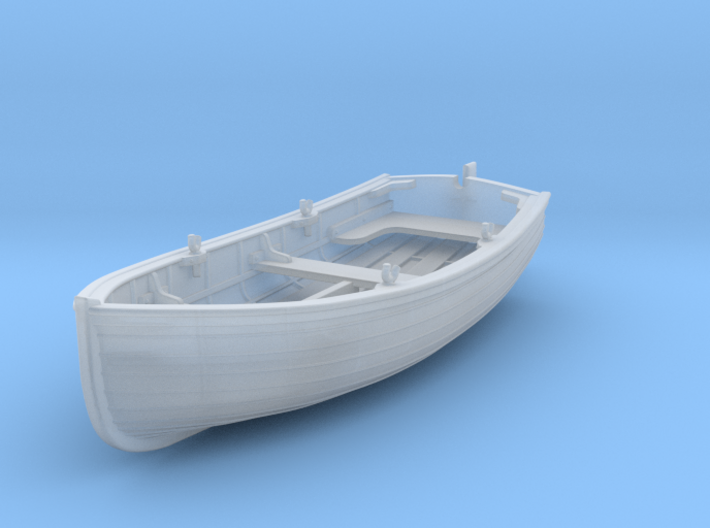 1/48 Scale Allied 10ft Sailing Dinghy x1 3d printed