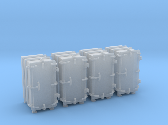 1/35 Royal Navy 4.7&quot; Ready Use Lockers (Med) x4 3d printed