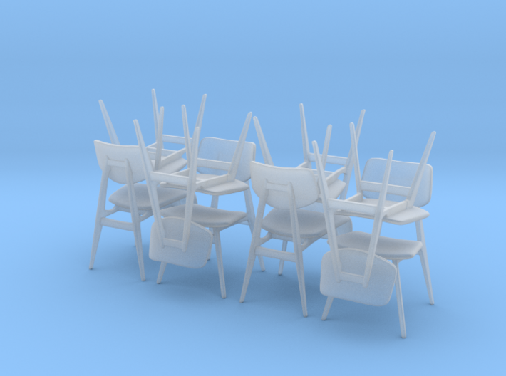 1:48 C 275 Chair Set of 8 3d printed