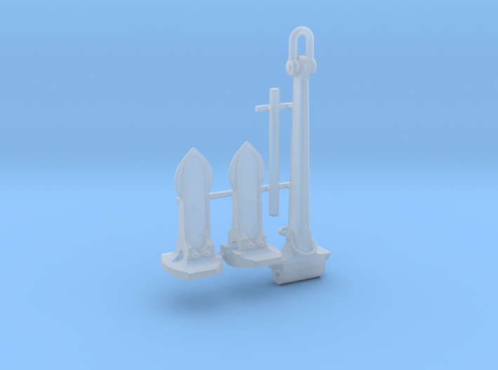 1/96 Wasteney Smith Stockless Anchor 128cwt 3d printed