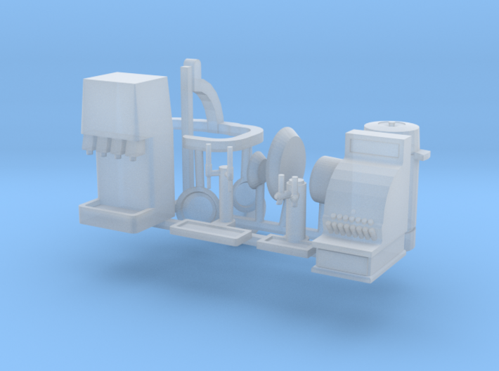 Soda fountain - Resturant details 3d printed 