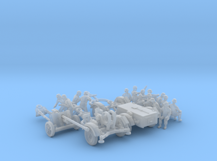 Trailers &amp; Crew : Add-on (2 pack) - 1:87 - HO 3d printed