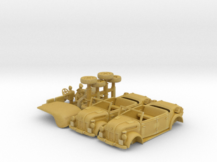STEYR COMMAND CAR - (2 pack) H0 3d printed 